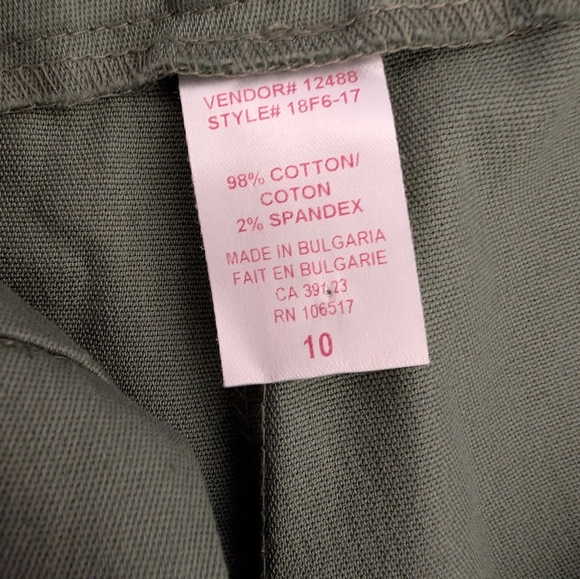 Northern Reelections Modern 98% Cotton  Pants Leaf/ green Straight leg… - Picture 11 of 14